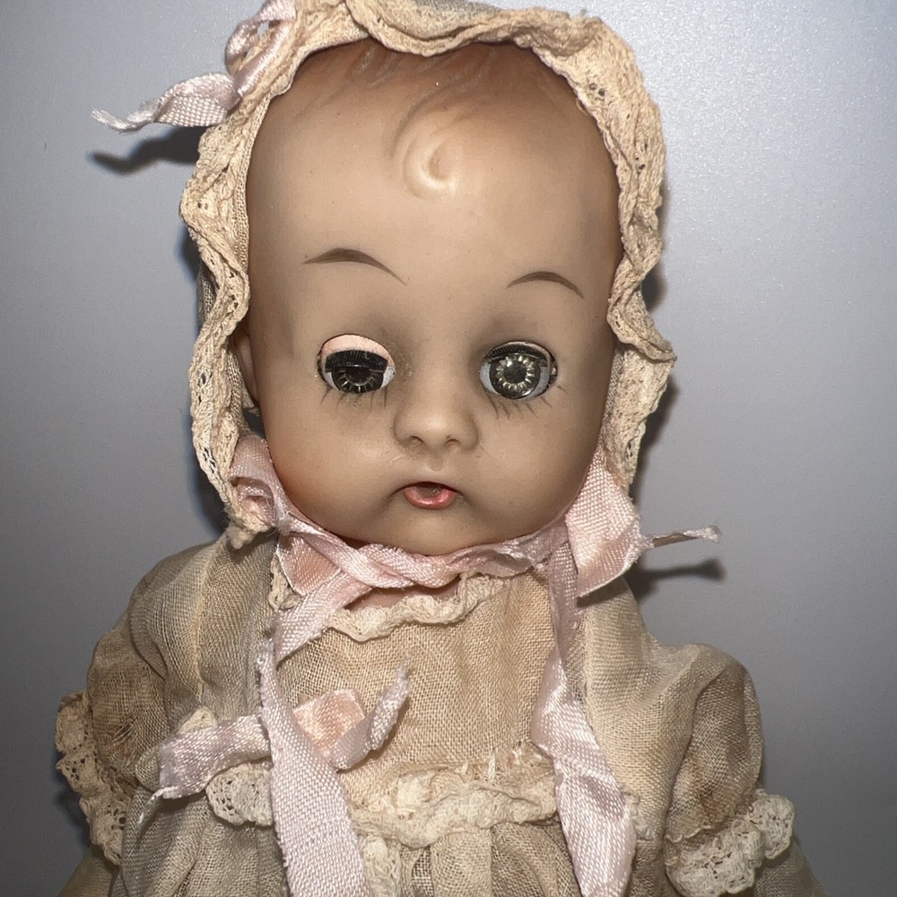 Vintage Allied Eastern AE  Sleepy Eyes Drink Wet Vinyl Baby Doll USA - Picture 2 of 9
